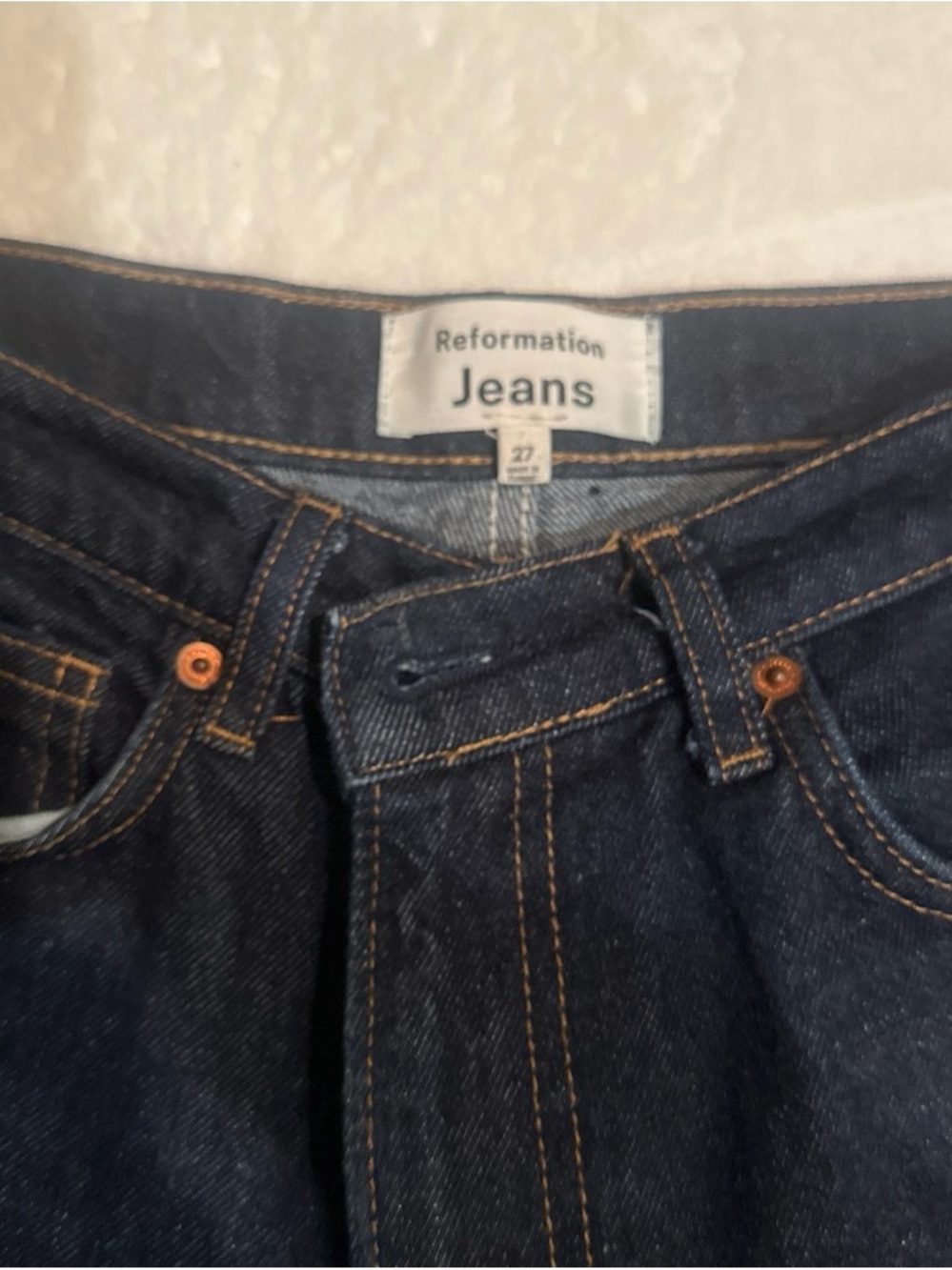 Reformation Indigo Straight-Leg Men's Jeans